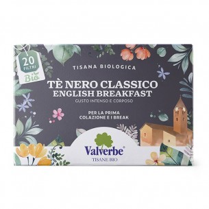 VALVERBE TE ENGLISH BREAKFAST BIO 20F. 30GR