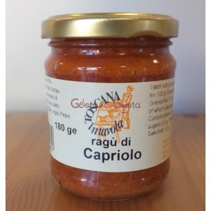 TOSCANA IN TAVOLA RAGU' DI CAPRIOLO 180G