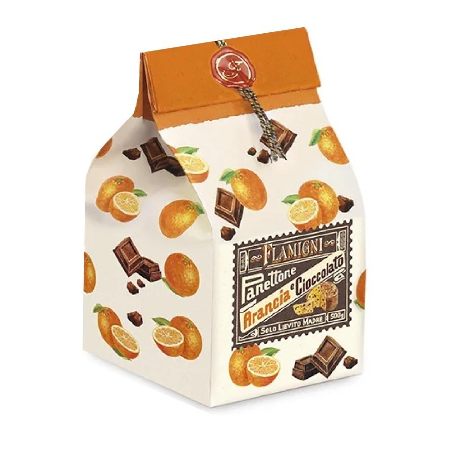 FLAMIGNI PANETTONE ARANCIA/CIOC 500G COD.3740