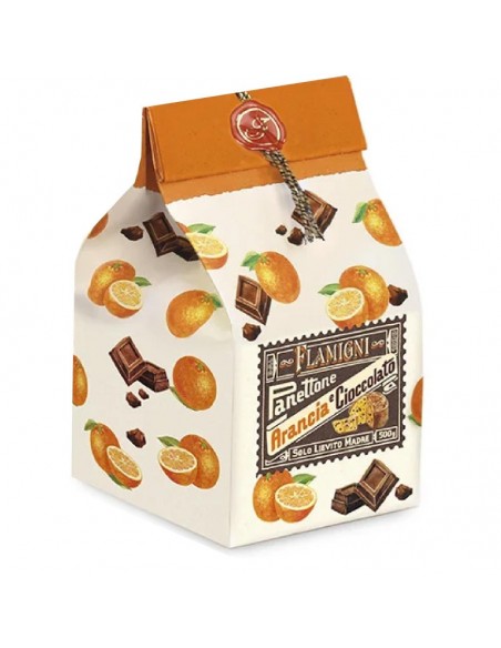 FLAMIGNI PANETTONE ARANCIA/CIOC 500G COD.3740