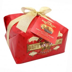 BARATTI PANETTONE DOPPIO CIOCCOLATO 1KG COD.4646