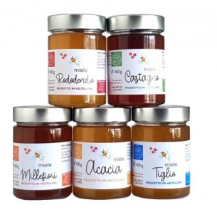 SDM MIELE MILLEFIORI 400G COD.MIEMIL40