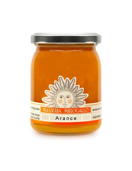 MIROGALLO MARMELLATA ARANCE 250G COD.0220