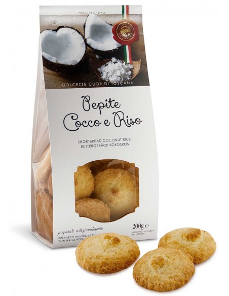 SAPORI DEL LAGO NERO PEPITE COCCO RISO 200G