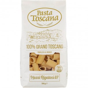 PASTA TOSCANA MEZZI RIGATONI 500G COD.P2006187