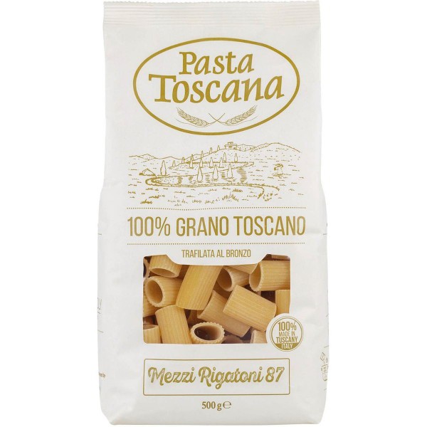 PASTA TOSCANA MEZZI RIGATONI 500G COD.P2006187