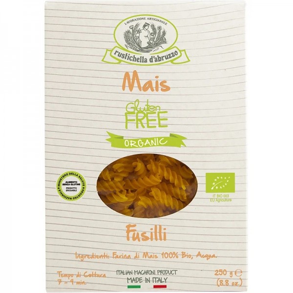 RUSTICHELLA FUSILLI MAIS S/GLUTINE 500G COD.R04556
