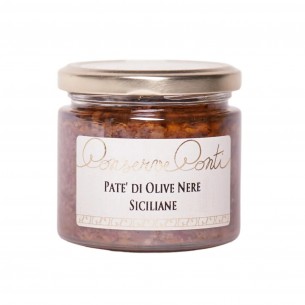 CONSERVE CONTI PATE' OLIVE NERE 90G