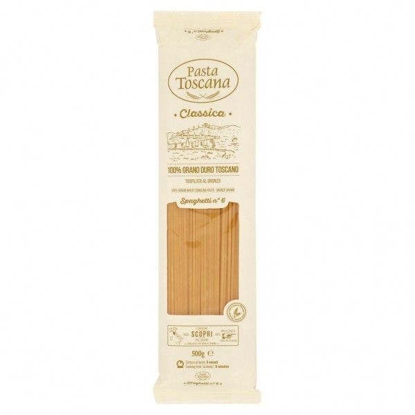 PASTA TOSCANA SPAGHETTI 500G COD.P2006006