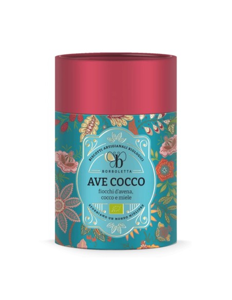 BORBOLETTA BISCOTTI AVE COCCO VEGAN TUBO 120G