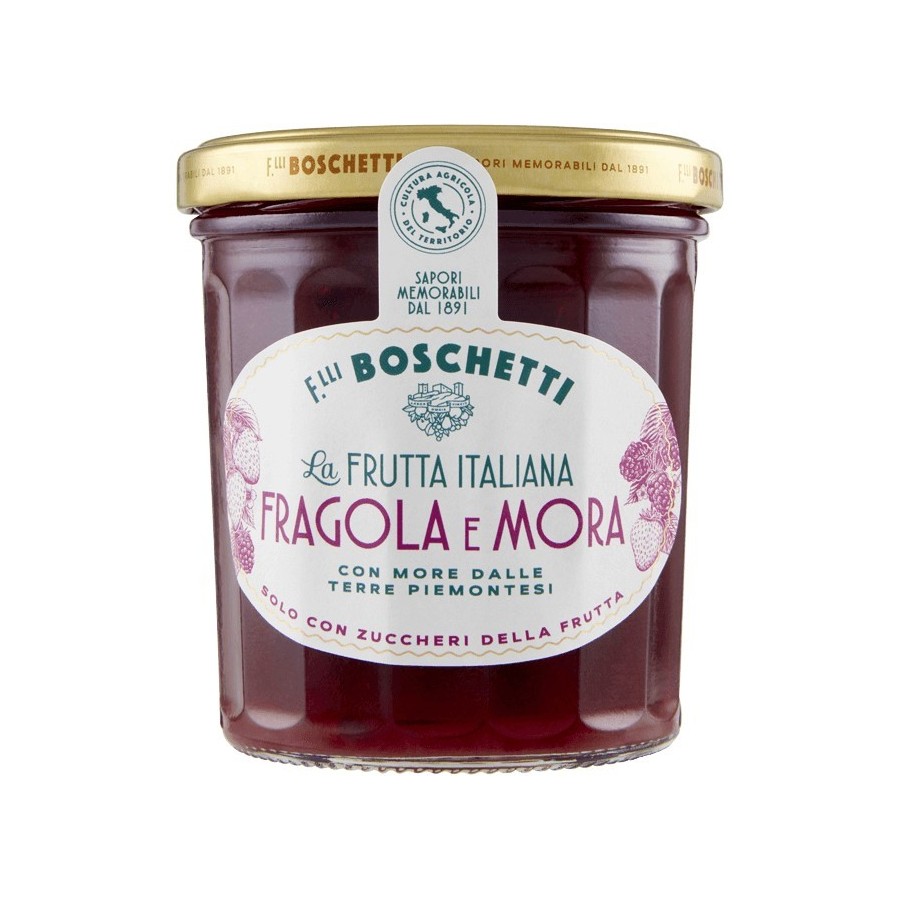 BOSCHETTI COMPOSTA FRAGOLE/MORA DEL PIEMONTE 320G