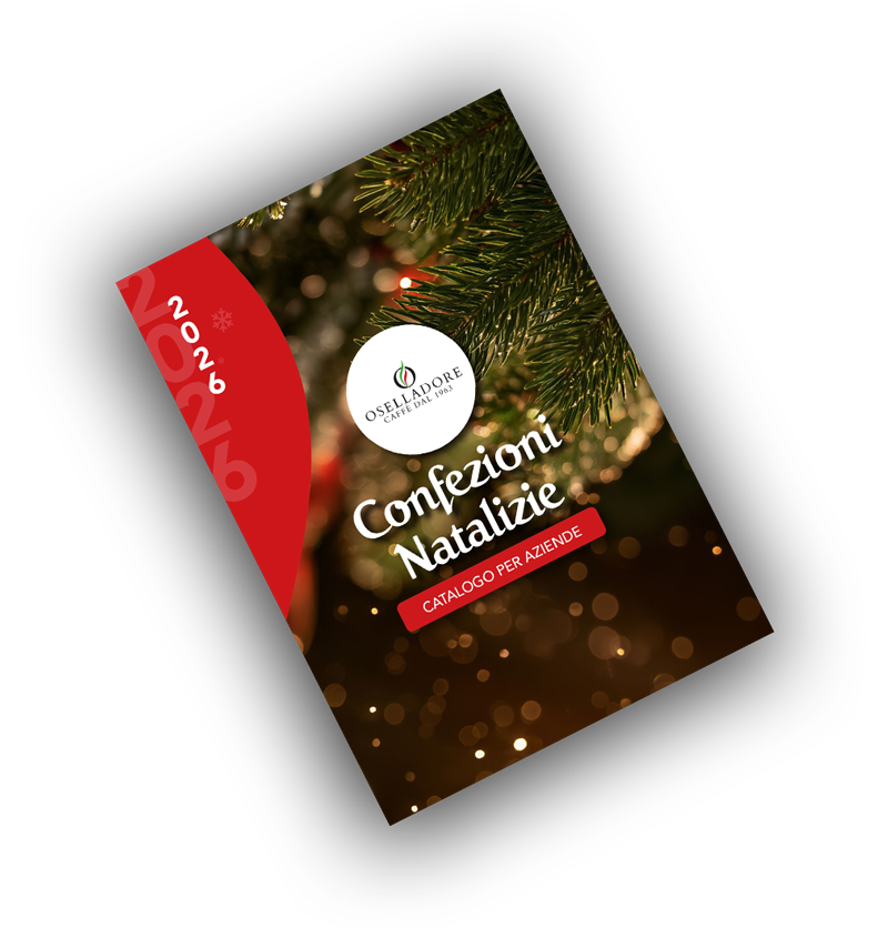 Copertina del catalogo Oselladore 2026: confezioni natalizie per aziende